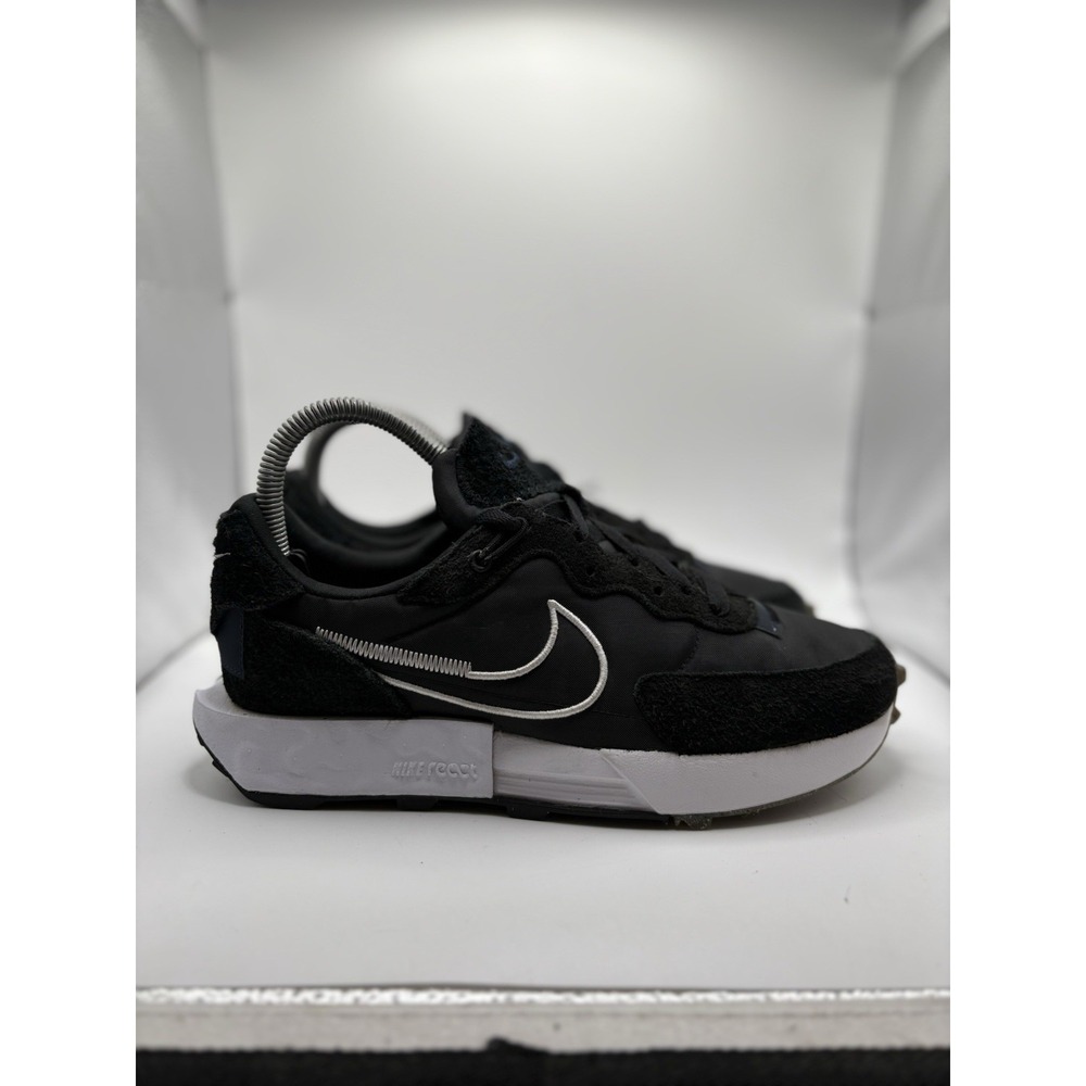Nike  Fontanka Waffle 'Black‎ White' DC3579-005 Women's Shoes Size 7